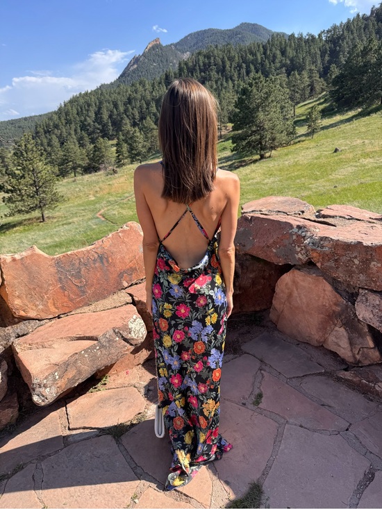 Show Me Your MuMu Dresses & Skirts - Show Me Your MuMu Hailey Slip Dress Women’s XS Floral Maxi Open Back